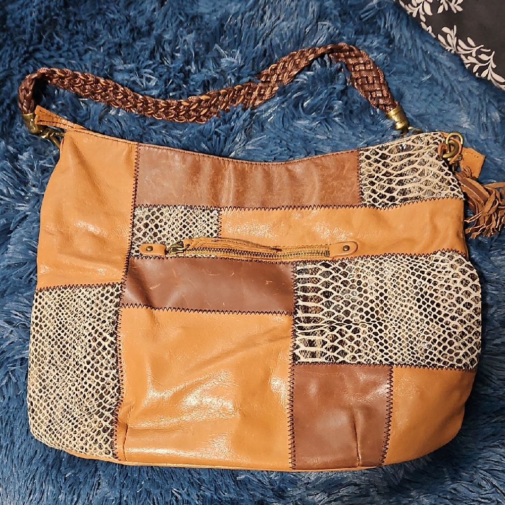 The Sak Multicolor Patchwork Shoulder Bag